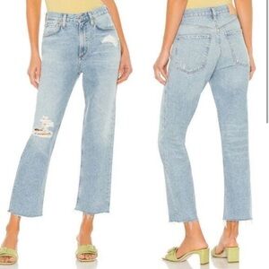 CITIZENS OF HUMANITY Daphne Crop High Rise Stovepipe in Aster 28